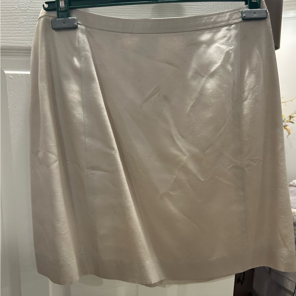 Jcrew silk like skirt nwt